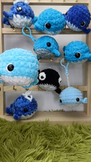 Porte-clés Baleines 10€