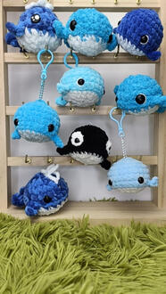 Porte-clés Baleines 10€