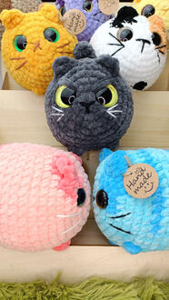 Gros Chats 20€ (couleurs &amp; motifs sur demande)